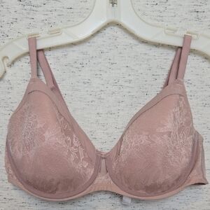 Soma Lightest Lift with Smooth Lace Bra Adobe Rose Nude Full Coverage